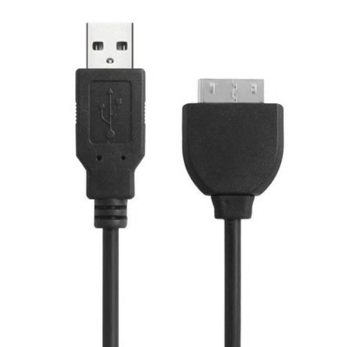 Cable - Connectique - Cable USB pour PSP GO (Noir)