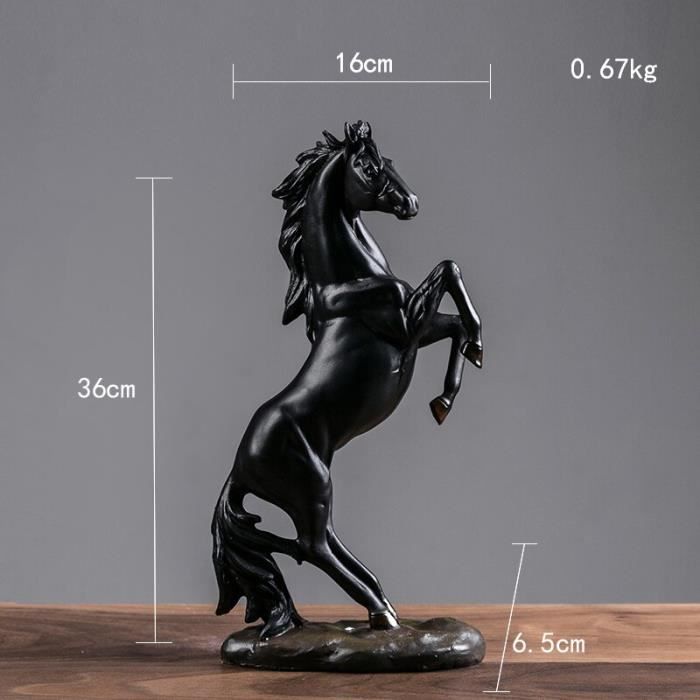 Statuette Cheval Graffiti En Résine - Décoration D'intérieur Colorée, 33 Cm, Cadeau Artistique
