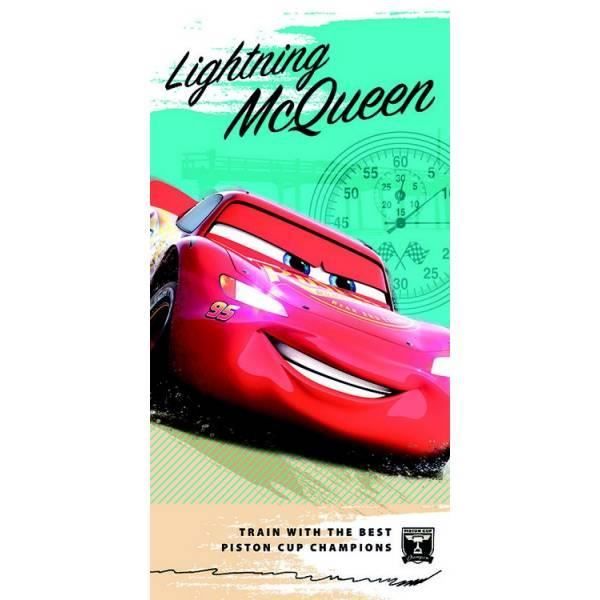 Peignoir De Bain Enfant Cars - Flash McQueen - Capuche - 50x100cm