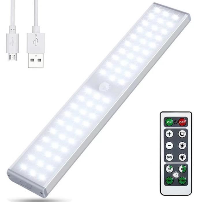 OxyLED Lampe Detecteur de Mouvement Interieur, Lampe A Pile 4PCS 6000K OxyLED Lampe Detecteur de Mouvement Interieur, Lampe A Pile 4PCS 6000K