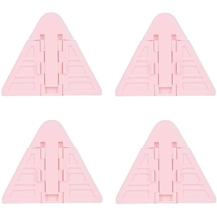 12 Pièces Bloque Tiroir Sécurité Enfant - Bloque Porte Bébé Rotatif Pliable Forte Adhérence - Versions Longues Et Courtes