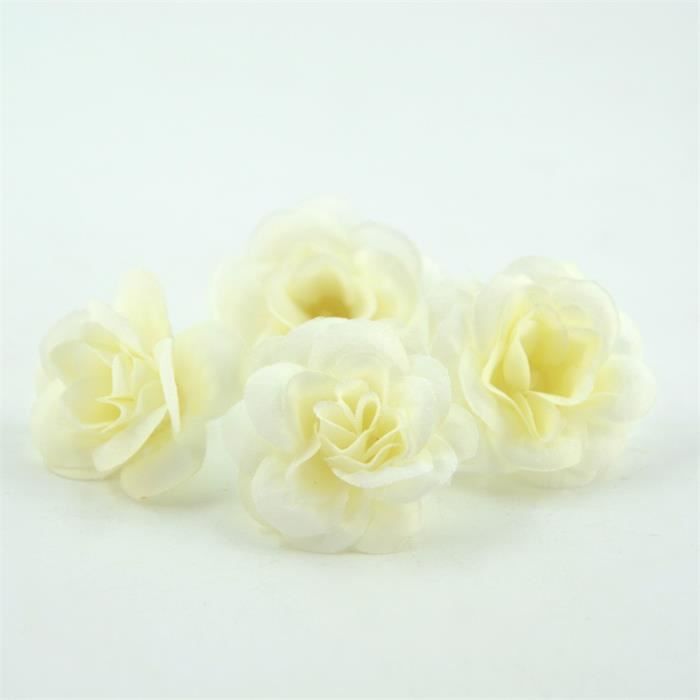 GIUSOBG 40 Pièces Mini Fleurs Artificielles Mélangées - Têtes De Fleurs En Soie Pour DIY, Déco Mariage, Guirlandes