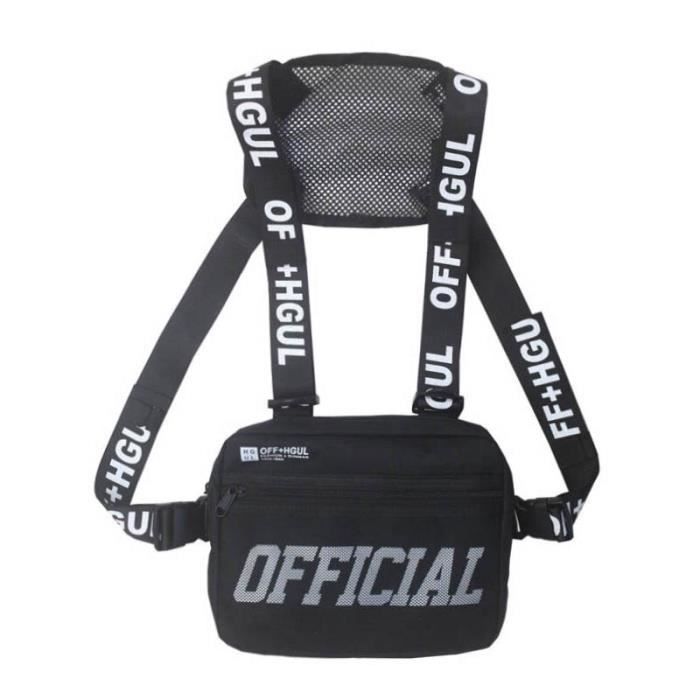 EJ.life Sac de poitrine Poitrine Avant Sac Gilet Pack Pouch Radio Chest