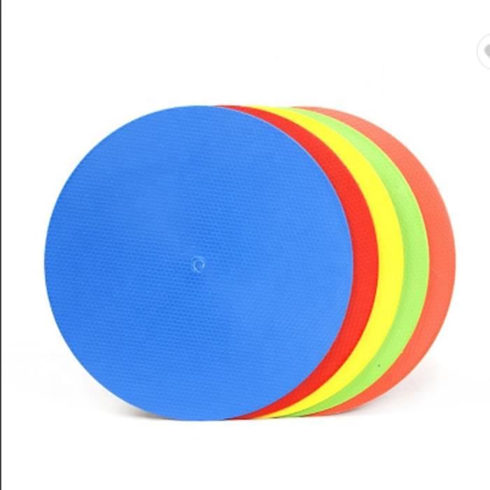 Marqueurs D'entraînement Sportif En Forme De Pieds Pour Enfants - 10 Pièces PVC Multicolores Pour Tennis, Football, Jeux éducatifs