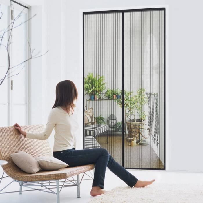 Rideau Aimanté Pour Moustiquaire Porte 275 X 180 Cm MagnéTique