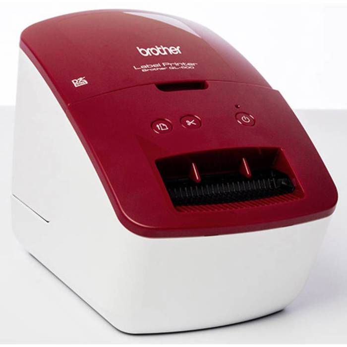 Brother QL-600R Imprimante détiquettes thermique directe 300 x 600 dpi Largeur des étiquettes (max.): 62 mm USB  IMPRIMANTE