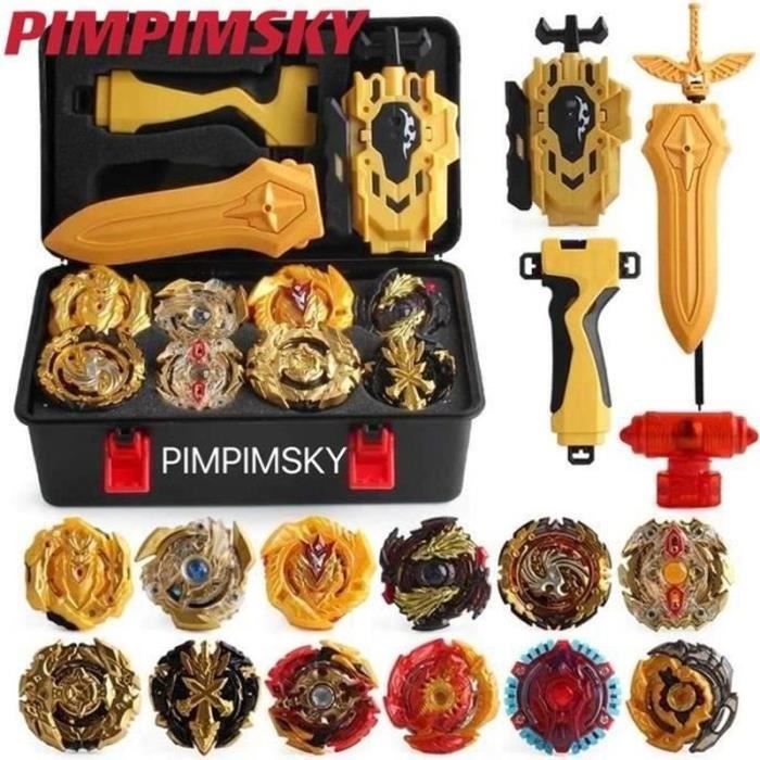 Beyblade Burst Ensemble de 4 toupies rotatives jouets avec 2 lanceurs et entrées de combat Jouet de combat détachable Jouet gyroscope Jeu de course pour enfants acheter à prix bas - livraison Beyblade Burst Ensemble de 4 toupies rotatives jouets avec 2 lanceurs et entrées de combat Jouet de combat détachable Jouet gyroscope Jeu de course pour enfants acheter à prix bas - livraison