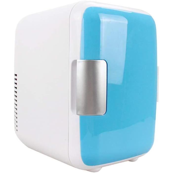 AstroAI Mini Réfrigérateur, 4 Litres/6 Canettes Refroidisseur Électrique Portable pour Soins de la Peau, Boissons, Maison et Voiture, Noir, AC/DC, Cadeaux