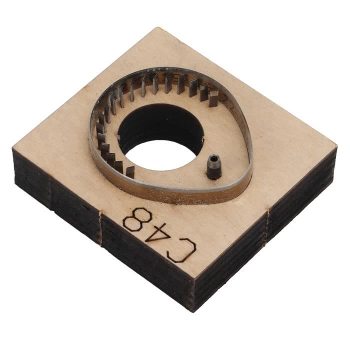 SUPERDANT Matrice Découpe Gland En Bois – Idéale Pour Cuir, Porte-Clés, Bijoux DIY Avec Protection !