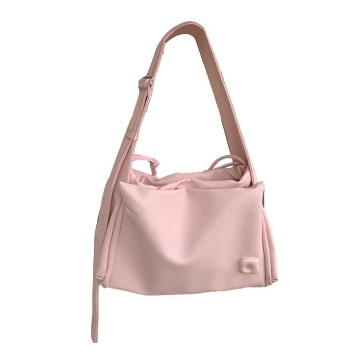 Sac bandoulière femme discount rose