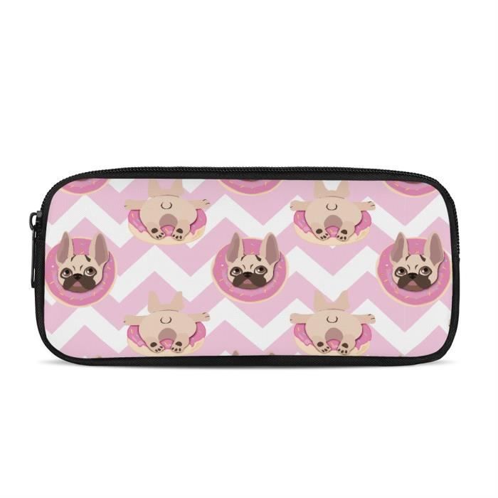 Trousse Scolaire à Paillettes Arc-en-ciel - Grande Capacité, Avec Pompon - Pour Fournitures Ou Maquillage