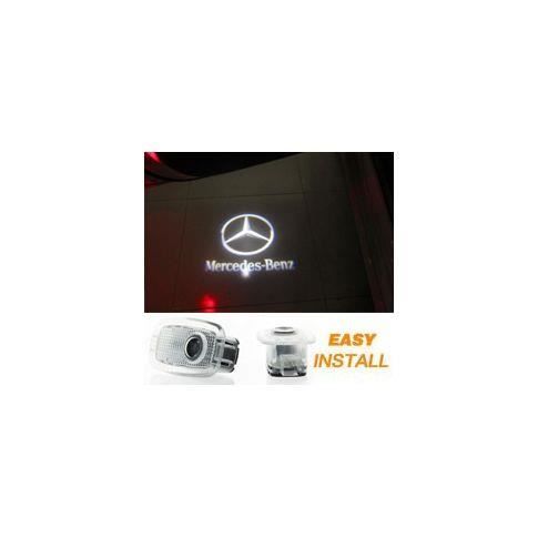 2x Logo Coming Home Intégré Mercedes Classe A, C, E, CLK, GLK, M