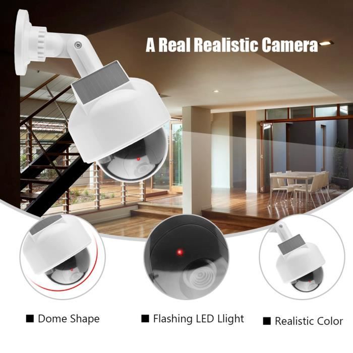 Caméra de surveillance - FYDUN - Modèle 92428 - Étanche - Charge solaire - Intérieur/Extérieur