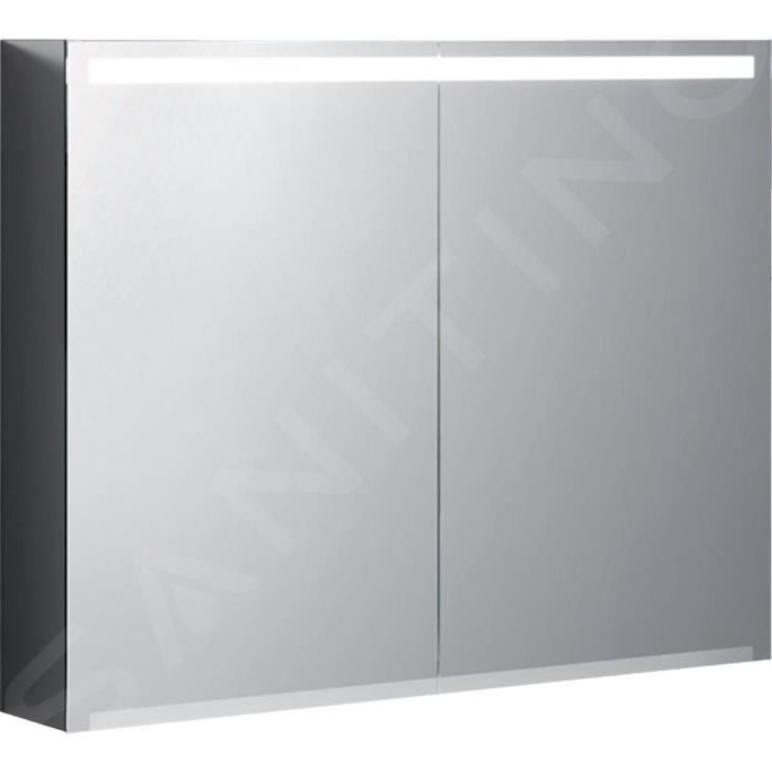 GEBERIT OPTION ARMOIRE DE TOILETTE AVEC ÉCLAIRAGE, 900X700X150 MM 50