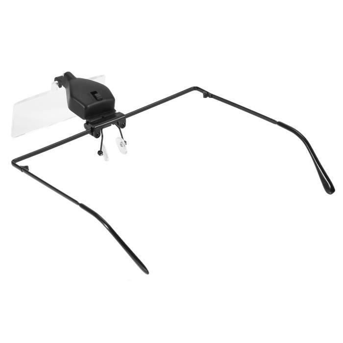 loupe LED mains libres tête extension de cils loupe15X