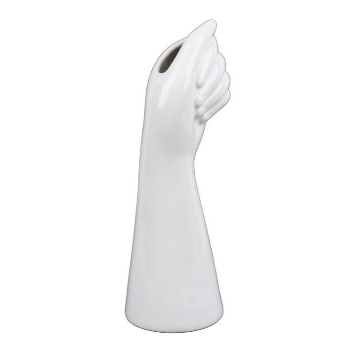 Main En Céramique Blanche Forme V - Symbole De Paix Et Victoire - Occasion