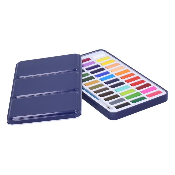 Tnfeeon Peinture Aquarelle 90 Couleurs Avec Stylo à Eau - Ensemble Artiste Débutants Et Pros