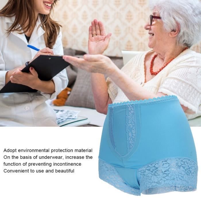 Personne âgée Enfile Culotte Pantalon Incontinent Avec Ouverture