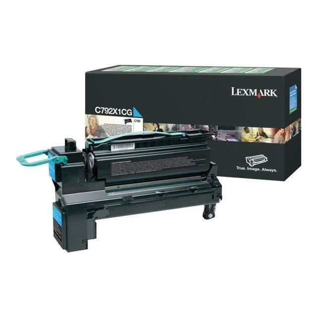 LEXMARK Cartouche de toner LCCP, LRP - Originale - À rendement extrêmement élevé - Cyan