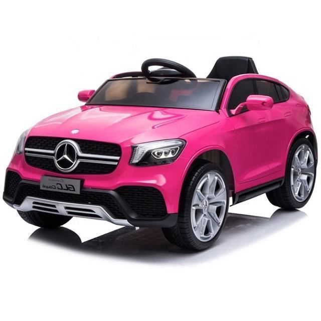 Mercedes Benz Glc Coupe 12 Volts Rose Voiture Electrique Enfant 12v Vehicule Jouet Bebe Garcon Fille Cdiscount Jeux Jouets