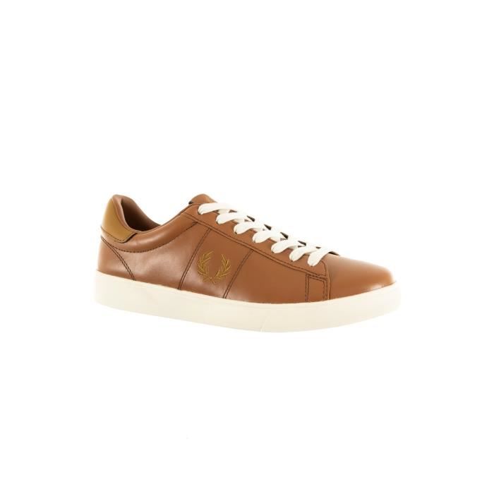 Baskets basses FRED PERRY Spencer en cuir Marron Homme Marron