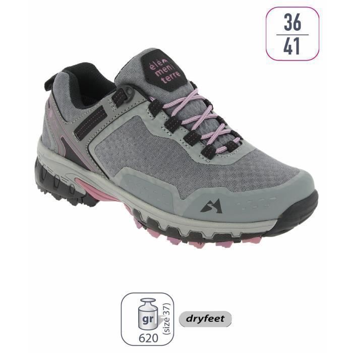 Chaussure de randonn e tige basse l menterre Hedley parme 36
