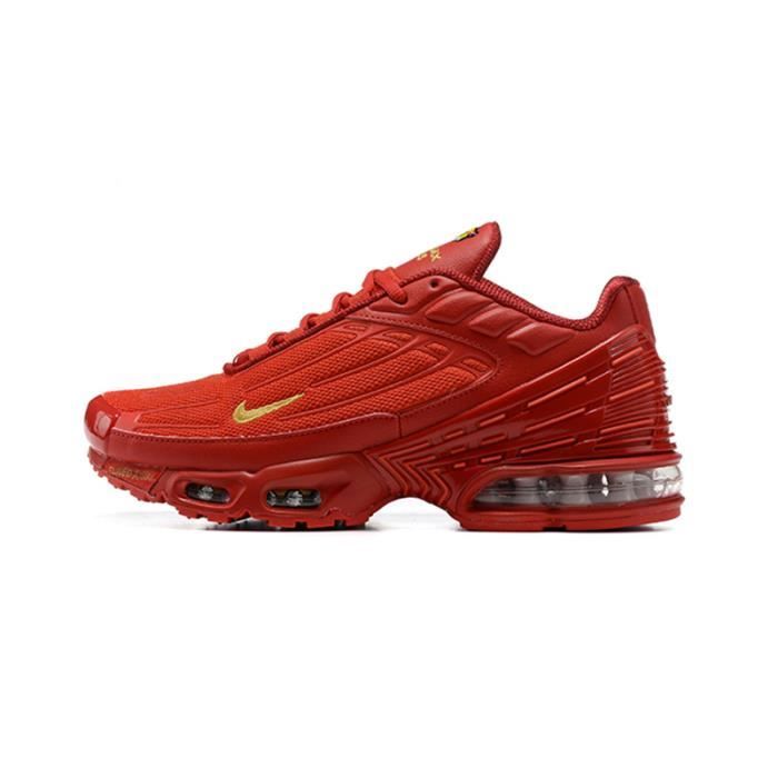 Chaussures de course mixte NIKE AIR MAX TN Plus 3 Rouge AUTREMENT Cdiscount Sport
