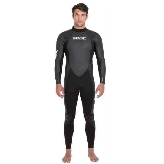 Combinaison SEAC Sense Long Lady – Néoprène 3 Mm, Une Pièce, Sans Capuche, Pour Plongée Et Sports Nautiques Eaux Tempérées (20-30°C)