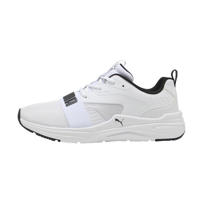 Puma Basket à Lacets Puma Softride Wired 2 - Blanc - Noir