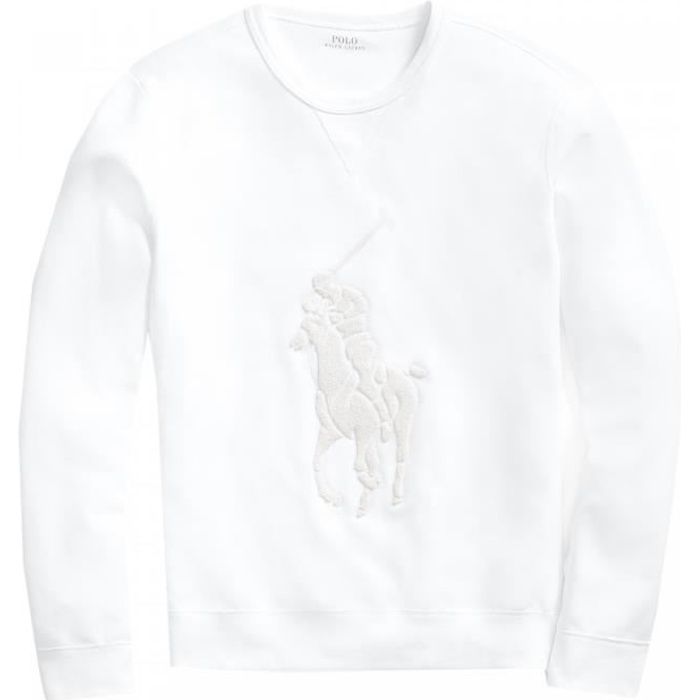 pull ralph lauren blanc