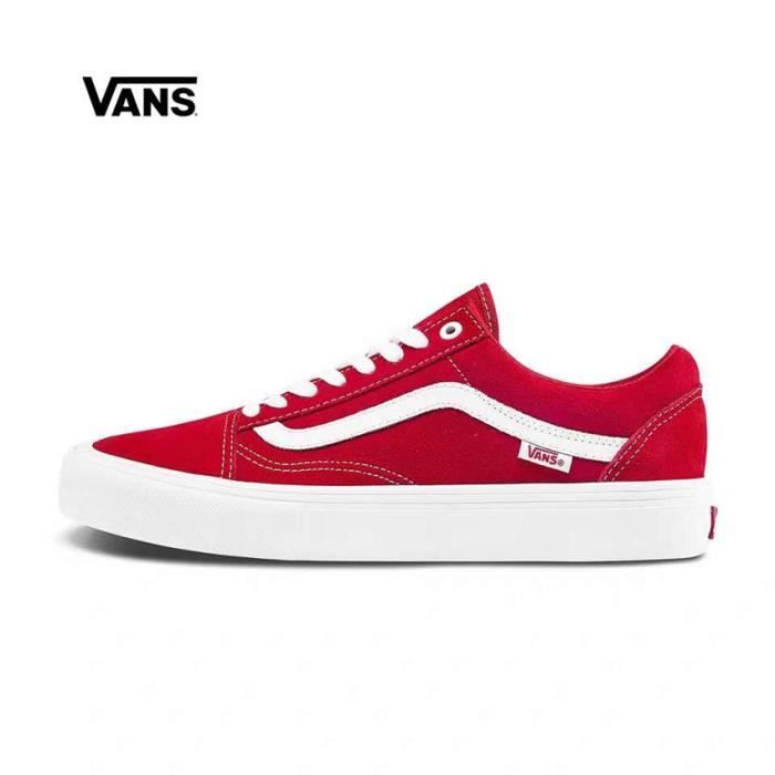 vans old skool femme rouge