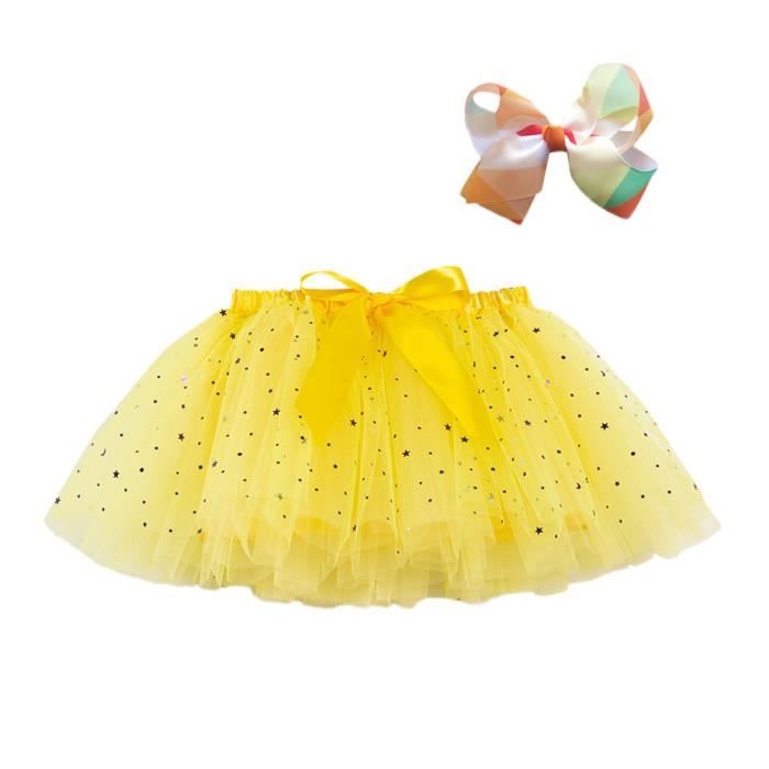 Jupe Danse Fille 1 8 Ans Jupe Tiered Jupe Tulle Jupe avec pingle