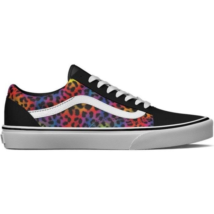 Vans old skool femme rouge - Cdiscount