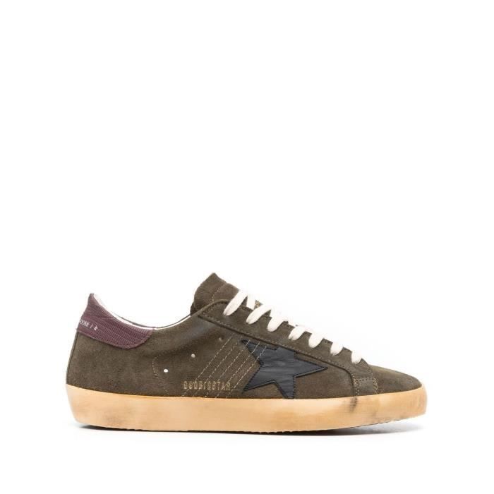 GOLDEN GOOSE HOMME GMF00101F00317835810 VERT CUIR BASKETS Vert