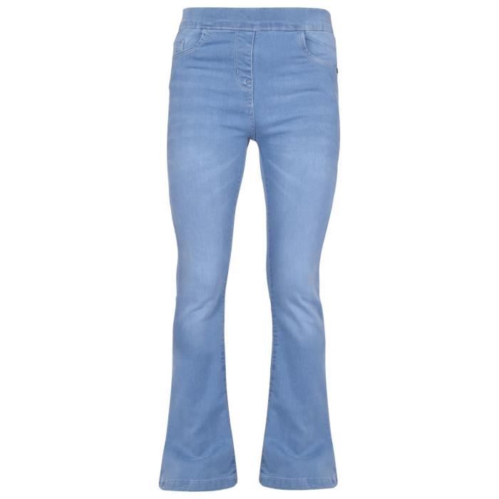 Enfants Filles Denim Jean Confort Extensible Jeggings Cloche évasée Bottom  Pantalon Mode Tendance Âge 5-13 Ans