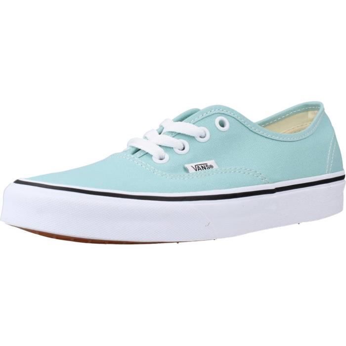 Vans Basket Femme - VANS - 135062 Vert - Semelle int. Gomme - Vulcanisé - Lacets