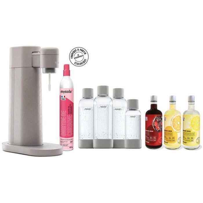 MYSODA - Pack Machine Toby Dove (machine+ 1 cylindre+3 bouteilles 1L +1 ...