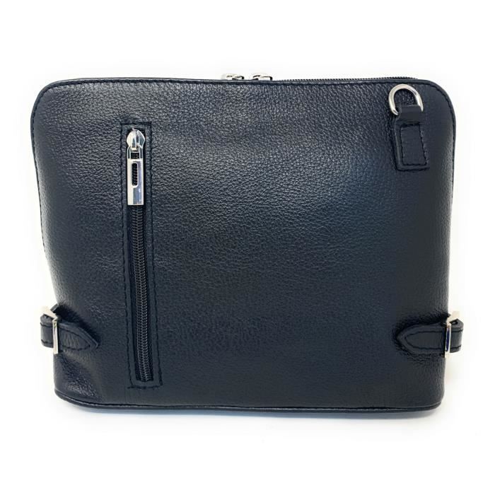 Sac cuir italien noir on sale