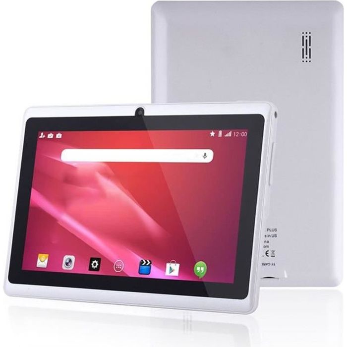Tablette portable 7 pouces - Allwinner - A33 - 512 Mo RAM - 4 Go - Android 4.4 - Blanc