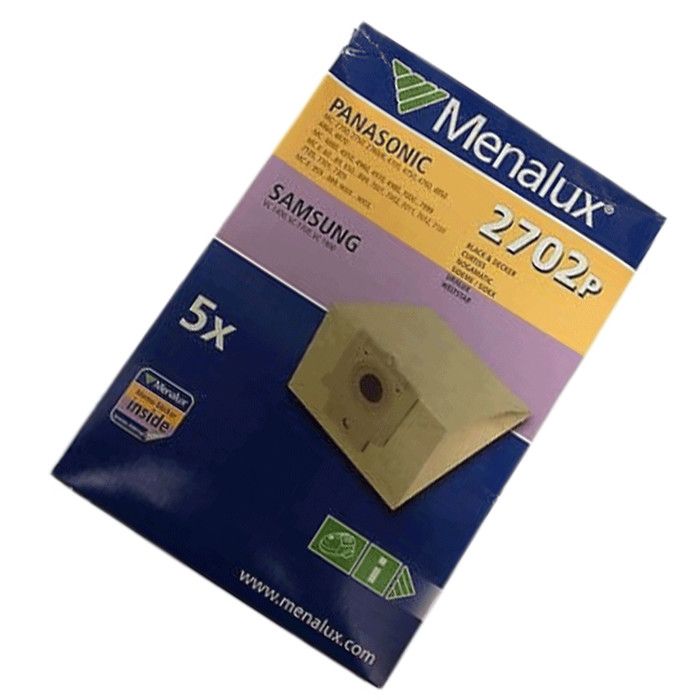Sacs Aspirateur Panasonic – Lot de 5 Compatibles avec Plusieurs Marques