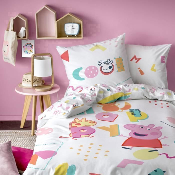 BrandMac ApS Peppa Pig Parure de lit Luzie pour bébé 100 x 135 cm 40 x 60 cm BrandMac ApS Peppa Pig Parure de lit Luzie pour bébé 100 x 135 cm 40 x 60 cm