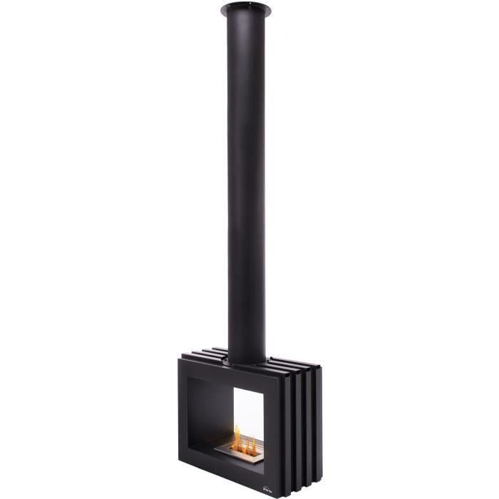 new 3 br/ûleurs en acier rondes avec r/égulateur de flamme 1 pare-flamme //ethanol cheminee