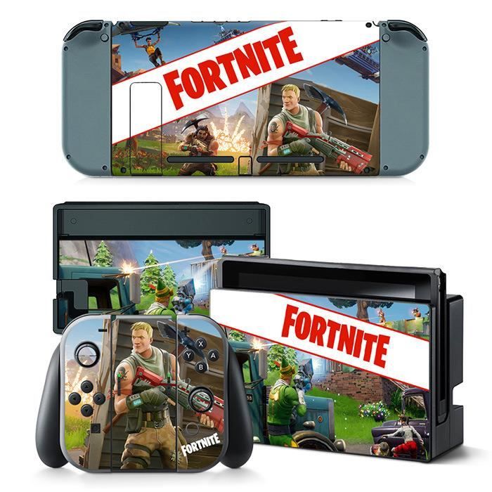 Jeux Nintendo Switch Peaux Console Fortnite Battle Royale Vinyle