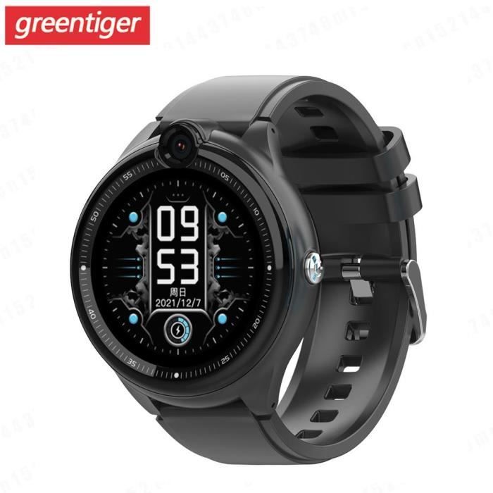 RUMOCOVO® Montre connectée avec appels vidéo, 4G, localisation GPS