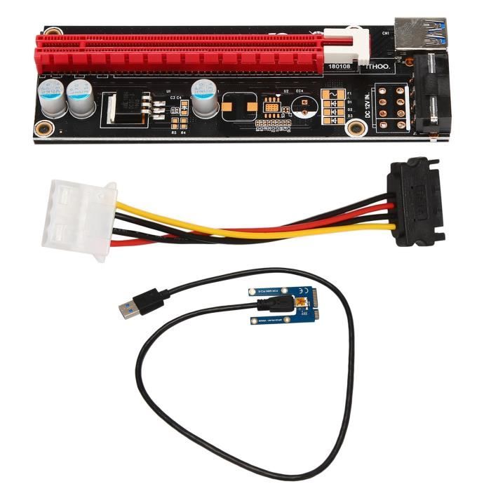 Carte D Image Externe pour Carte D Image Externe Mini PCIe a PCI Express 16X Carte Graphique EXP GDC BTC Antminer Miner MPCIe Vers Cdiscount Informatique