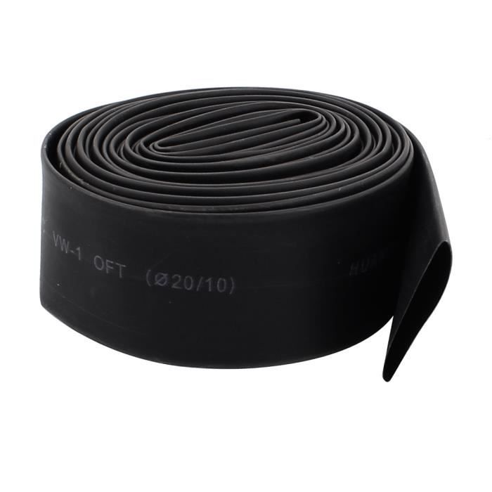 sourcing map 2pcs 95cm long 35mm Dia 2:1 tube thermor/étractable isol/é manchon thermor/étractable Emballage