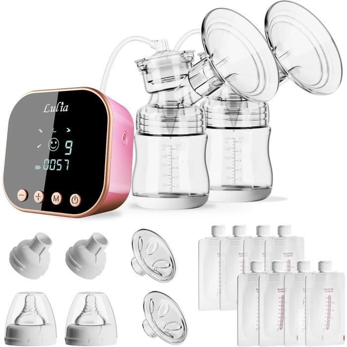 Bizcasa Tire Lait Electrique, 4 Modes Et 9 Niveaux, Rechargeable, Avec