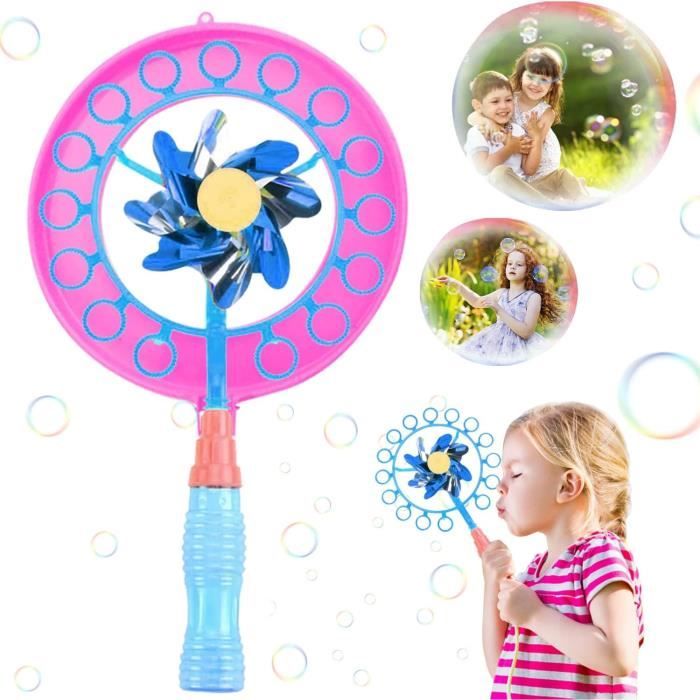 Machine à Bulles Enfant USB – 10 000 Bulles/min, Moulin à Vent, LED – Rechargeable – Pour Anniversaires, Mariages, Jardin – Dès 3 Ans