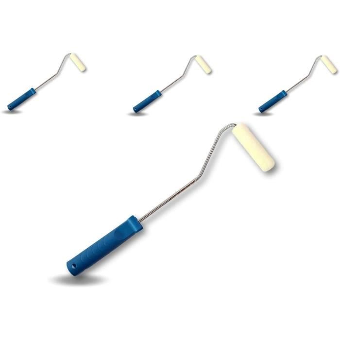 Rouleau peinture patte de lapin laqueur velours Lot de 3 Structure