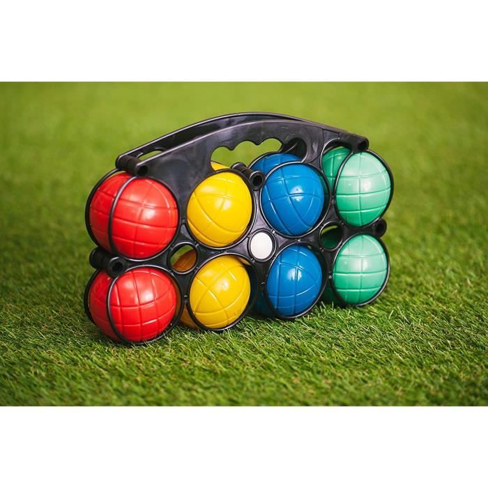 Jeu De Pétanque Enfant 8 Boules + Cochonnet - Plastique Coloré - Pour Jardin Ou Plage